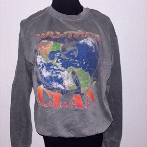 Wu-Tang Clan Earth Graphic Crewneck Sweater
